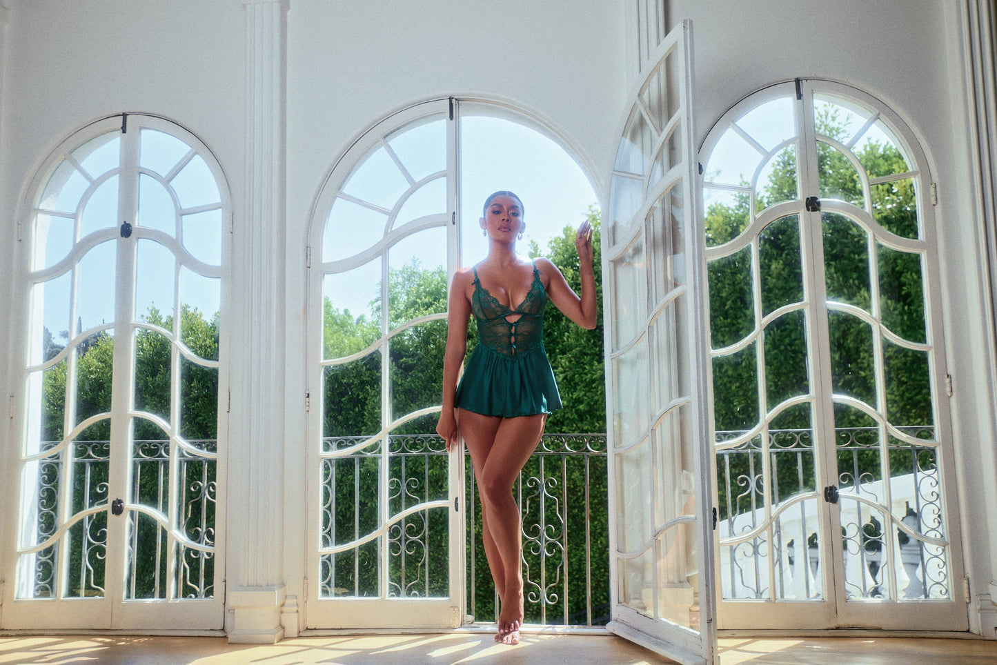 LI838 - Paradise Dream Babydoll 2-Piece Set